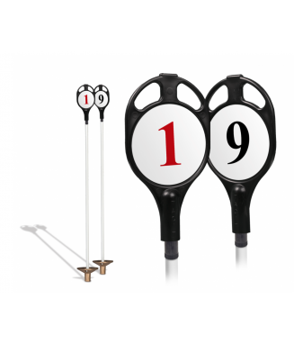 Set de 9 Hampes de Putting Green Scotland