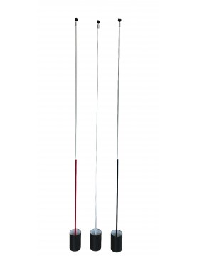 Hampe standard 2m unie ferrule crantée