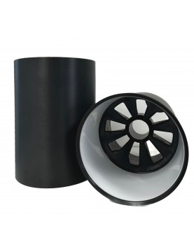 Bogey en aluminium gris cranté